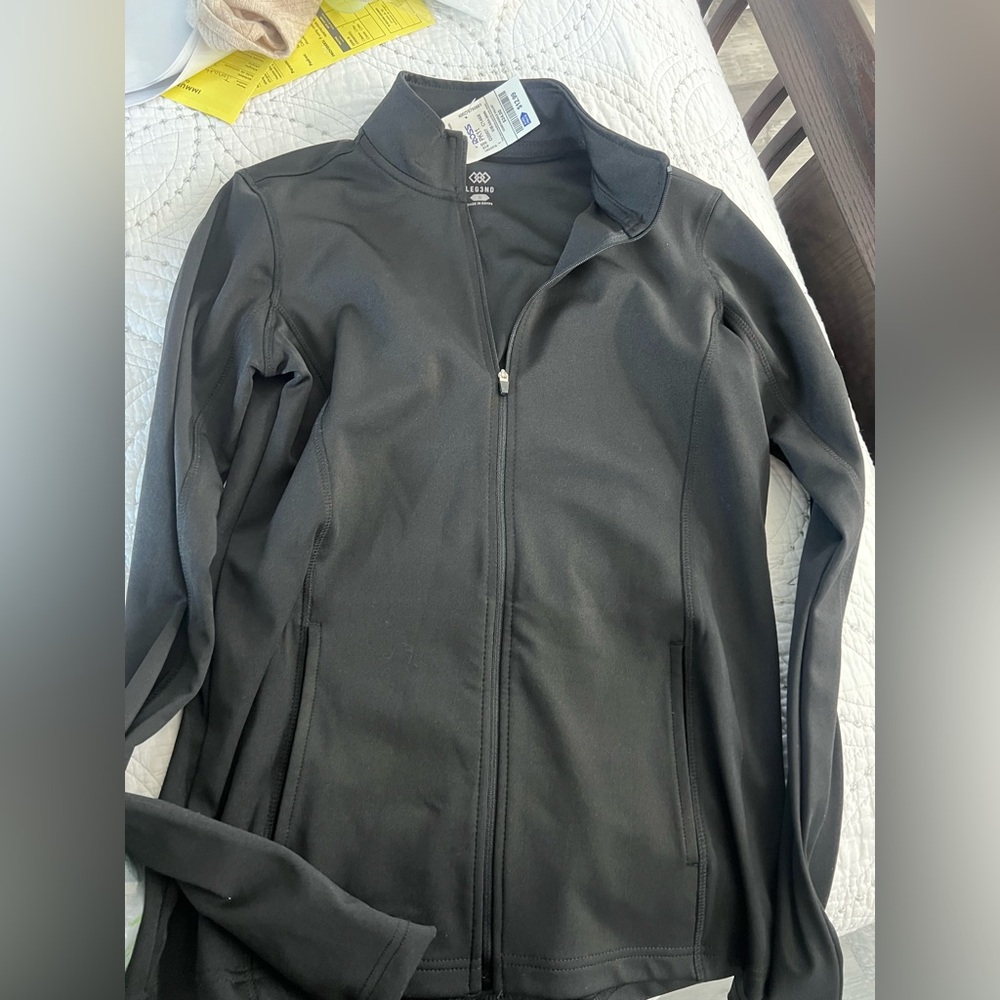 Black Full-Zip Jacket